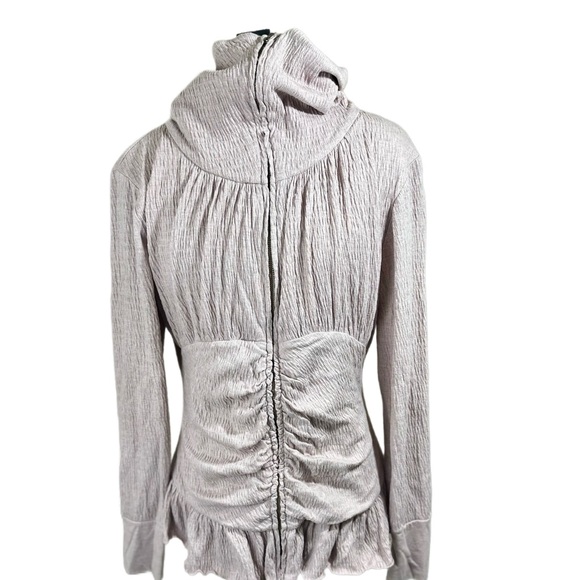 ANTHRO Eloise Zip Corset Style Cardi/Jacket Size L - Picture 3 of 8
